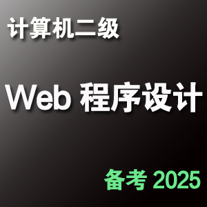 计算机二级 web 语言